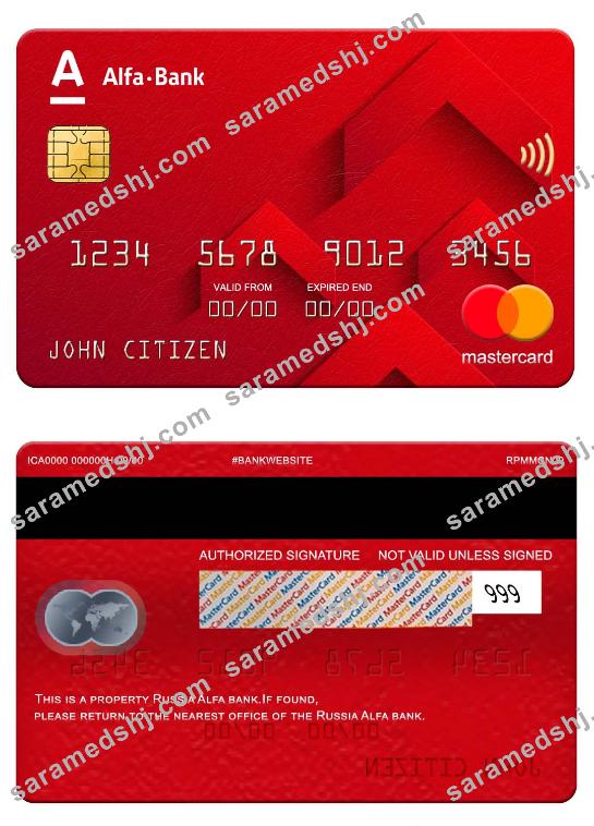 Russia Alfa bank mastercard